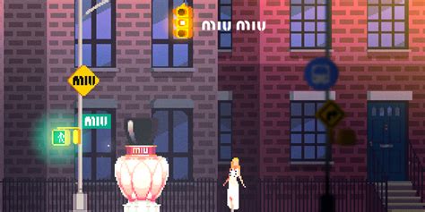 Play A Miu Miu Video Game With Elle Fanning 